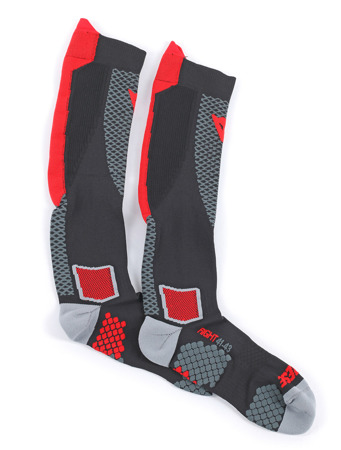 Skarpety Dainese D-Core High Sock czarno czerwone