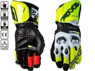 Rękawice Five RFX 2 czarno biało fluo