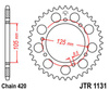 Zębatka tylna JTR1131.53
