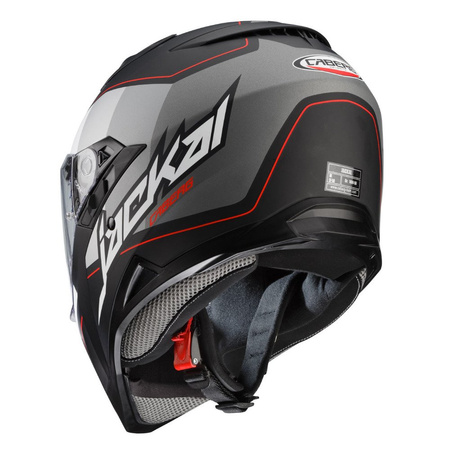 Kask Caberg Jackal Imola czarno biały