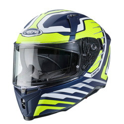 Kask Caberg Avalon Forge niebiesko biało żółty mat