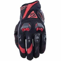 Rękawice Five Stunt Evo czarno czerwone