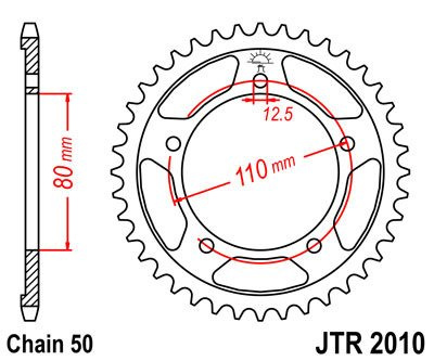 Zębatka tylna JTR2010.48