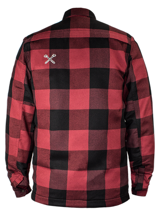 Koszula John Doe czarno-czerwona