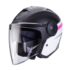 Kask Caberg Soho Zephyr czarno biało rózowy