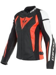 Kurtka Dainese Nexus Lady skórzana czarno czerwono biała