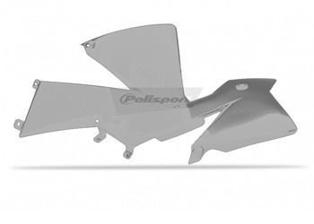 Osłona chłodnicy Polisport KTM SX2/4str.(01) srebrny