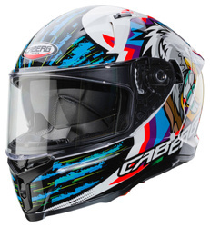 Kask Caberg Avalon Hawk biało czarno niebieski