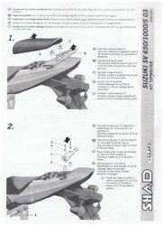 Stelaż kufra centralnego SHAD Suzuki Sv 650/100 (04-13)