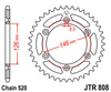 Zębatka tylna JTR808.48