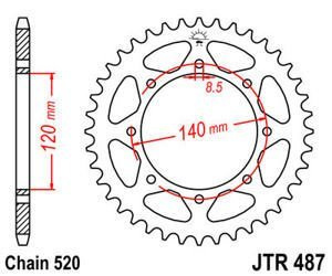 Zębatka tylna JTR487.43