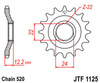 Zębatka przednia JTF1126.16