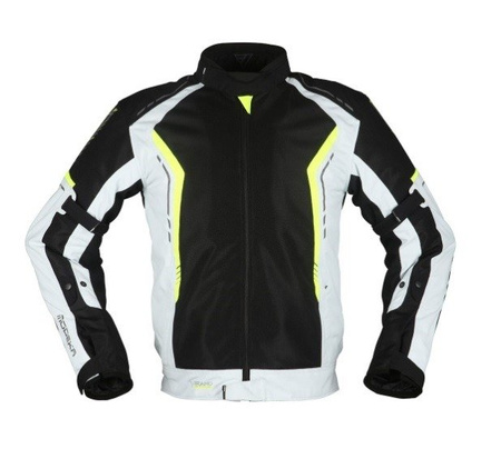 Kurtka Modeka Khao Air czarno popielata fluo