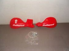 Osłony rąk Polisport Honda  CR125-500 Suzuki RM125/250(97-01)fluo czerowne