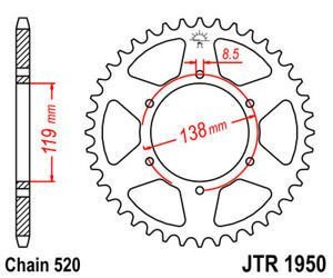 Zębatka tylna JTR1950.48