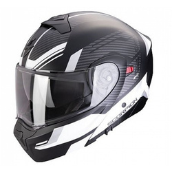 Kask Scorpion Exo-930 Evo SIkon  czarno srebrno biały