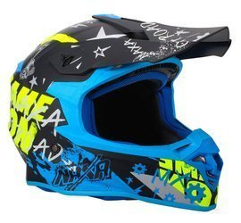 Kask NAXA C9N niebiesko czarny mat