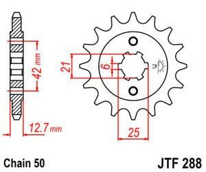Zębatka przednia JTF288,17