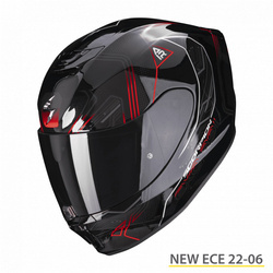 Kask Scorpion Exo-391 Spada czarno czerwony