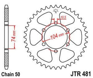 Zębatka tylna JTR481.40