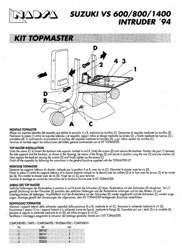 Stelaż kufra centralnego SHAD Suzuki Intruder VS 600/800/1400