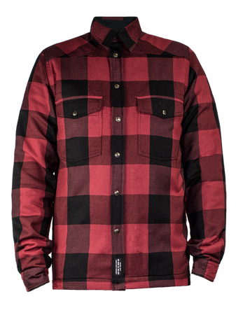 Koszula John Doe czarno-czerwona