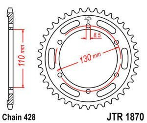 Zębatka tylna JTR1870.46