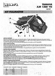 Stelaż kufra centralnego SHAD FULLMASTER Yamaha XJR 1200 (95-01)