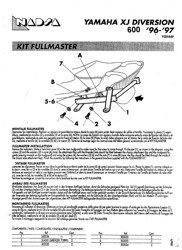Stelaż kufra centralnego SHAD FULLMASTER Yamaha XJ 600 (96-03)