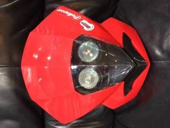 Lampa Polisport EMX czerwona