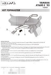 Stelaż kufra centralnego SHAD Yamaha XT 600E (95-04)