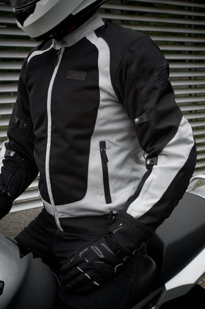 Kurtka Shima X-Mesh czarno biała