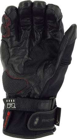 Rękawice Richa Atlantic Gore-Tex czarno czerwone