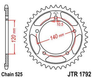 Zębatka tylna JTR1792.44