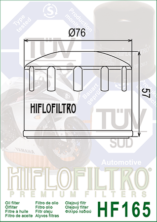 Filtr oleju Hiflofiltro HF165