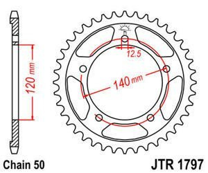 Zębatka tylna JTR1797.41