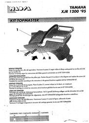 Stelaż kufra centralnego SHAD Yamaha XJR1200 (95-01)