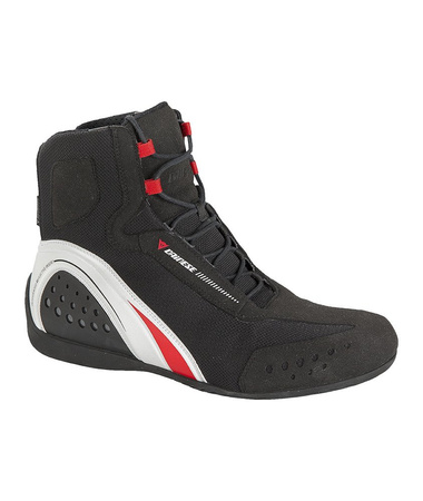 Buty Dainese Motorshoe D-WP czarno biało czerwone