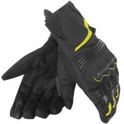 Rękawice Dainese Tempest D-Dry Unisex Long czarne fluo