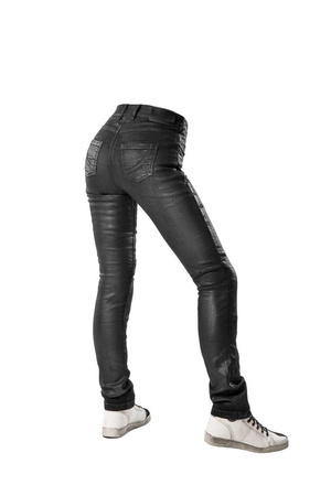 Spodnie City Nomad Karen Wax czarne Damskie Jeansy Motocyklowe