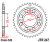 Zębatka tylna JTR247.41
