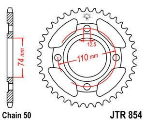 Zębatka tylna JTR854,43