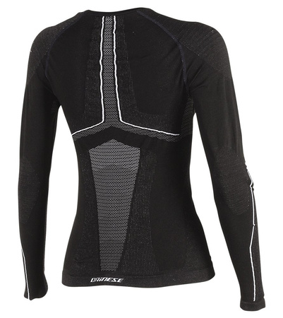 Koszulka Dainese D-Core Dry Tee LS Lady czarno biała