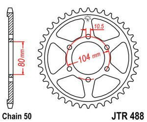 Zębatka tylna JTR488.42