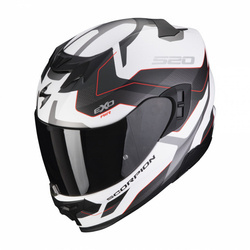 Kask Scorpion Exo-520 Air Elan biało srebrno czerwony mat