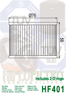Filtr oleju Hiflofiltro HF401