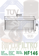Filtr oleju Hiflofiltro HF146