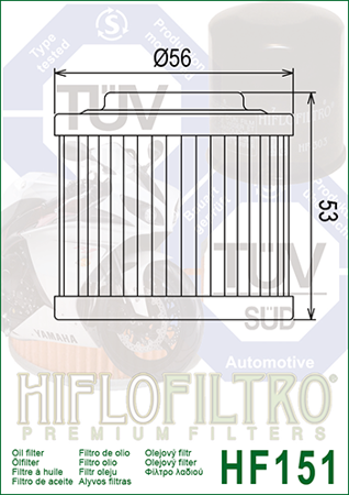 Filtr oleju Hiflofiltro HF151
