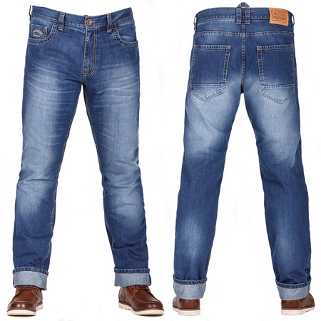 Spodnie Freestar Road Vintage niebieskie  Jeansy Motocyklowe