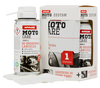 Autoland Zestaw motocyklowy: Chusteczki do szybki kasku + Do smarowania łańcucha Moto Care